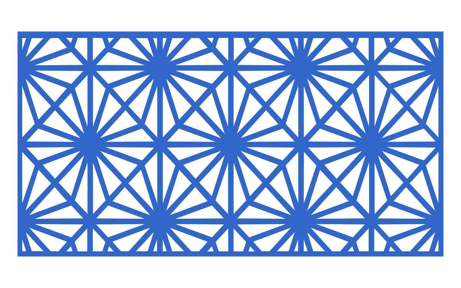 Decorative floral patterns, geometric template for cnc laser cutting vector