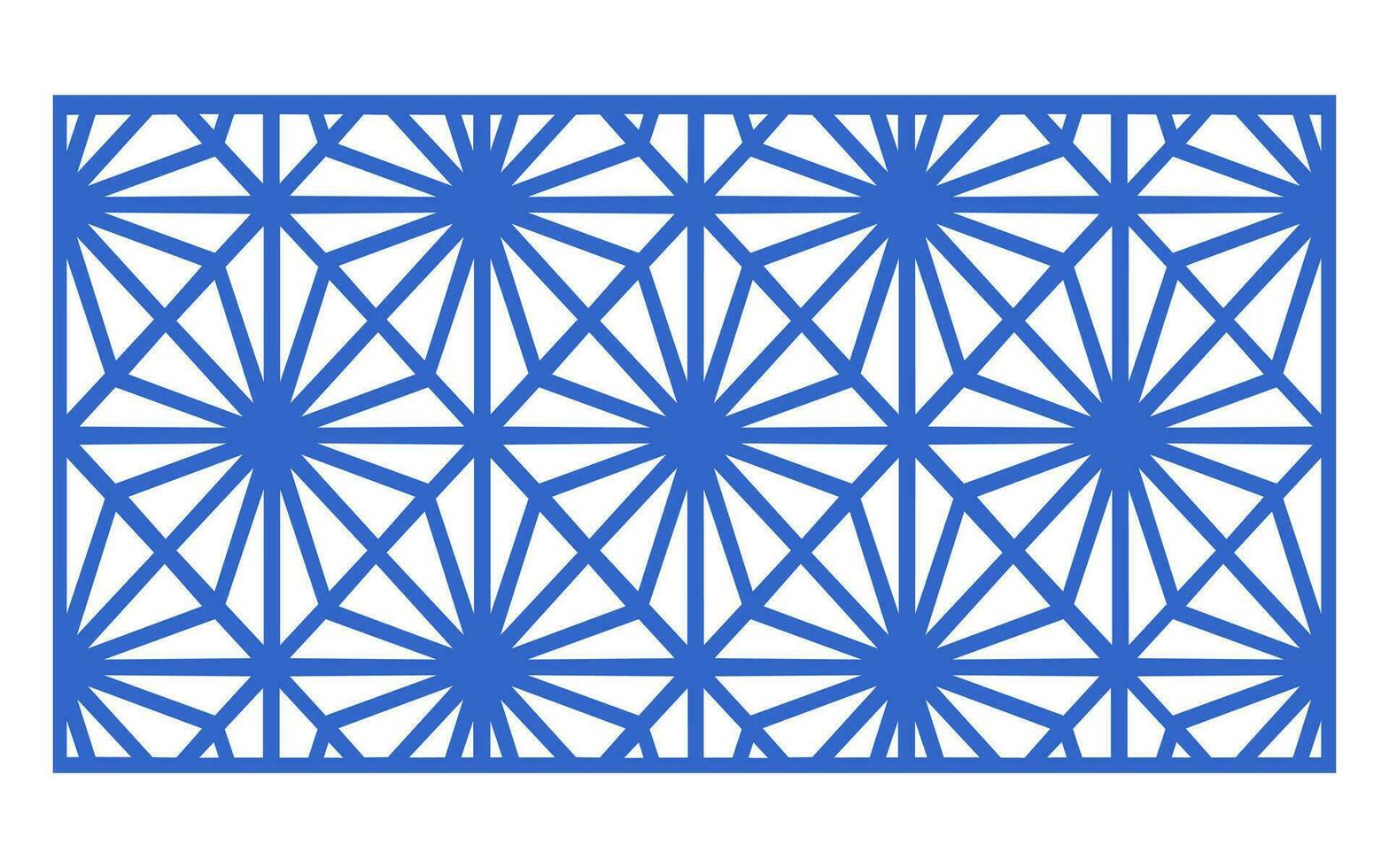 Decorative floral patterns, geometric template for cnc laser cutting vector