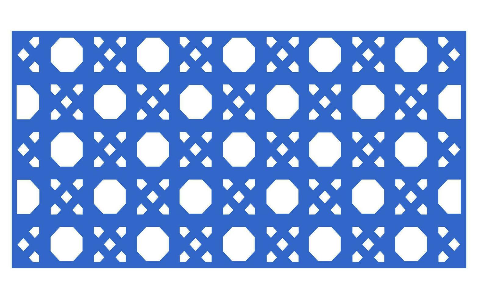 Decorative floral patterns, geometric template for cnc laser cutting vector