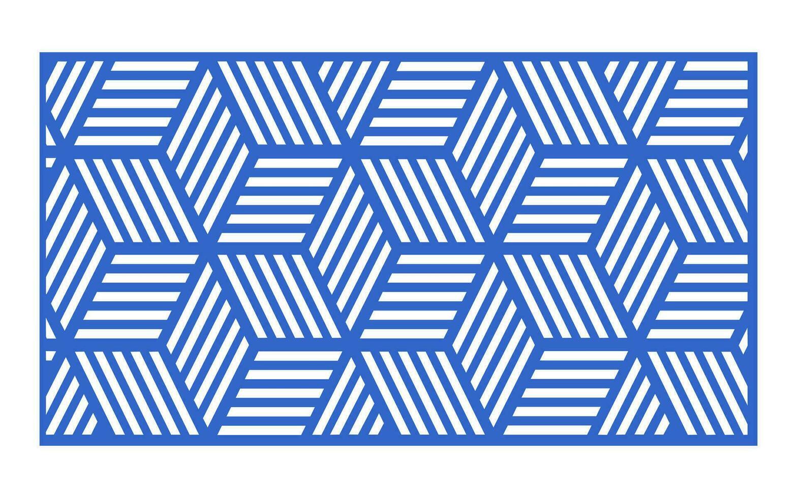 Decorative floral patterns, geometric template for cnc laser cutting vector