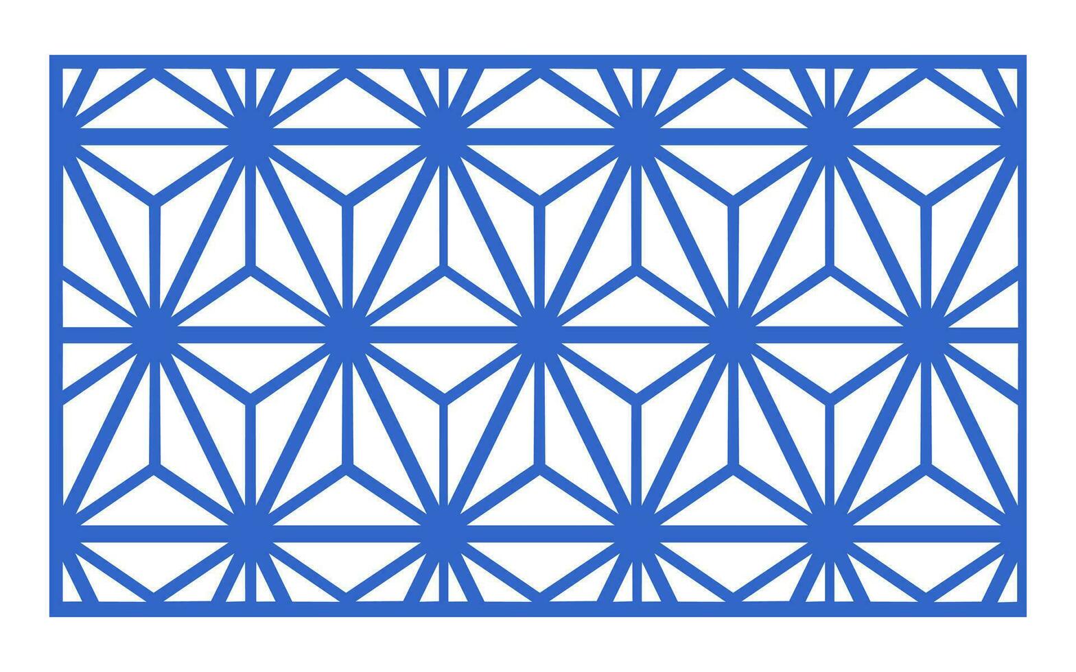 Decorative floral patterns, geometric template for cnc laser cutting vector