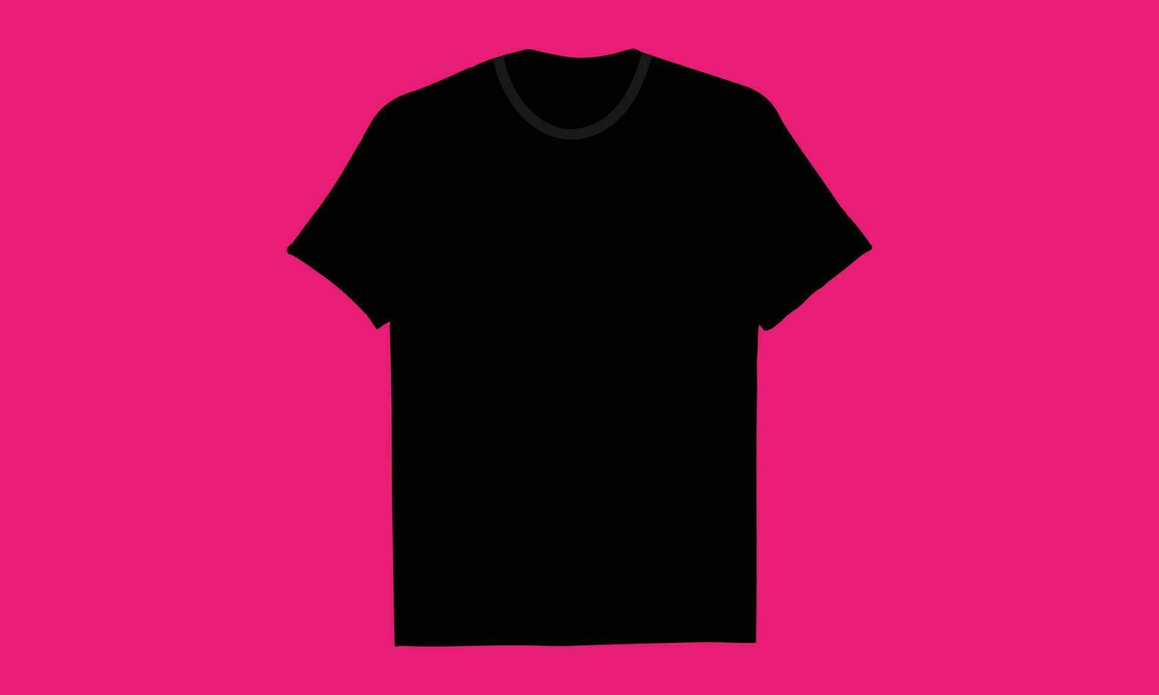 negro camiseta gratis maqueta vector