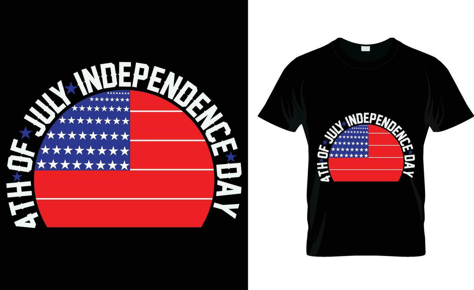 4th of july independence day t-shirt vector