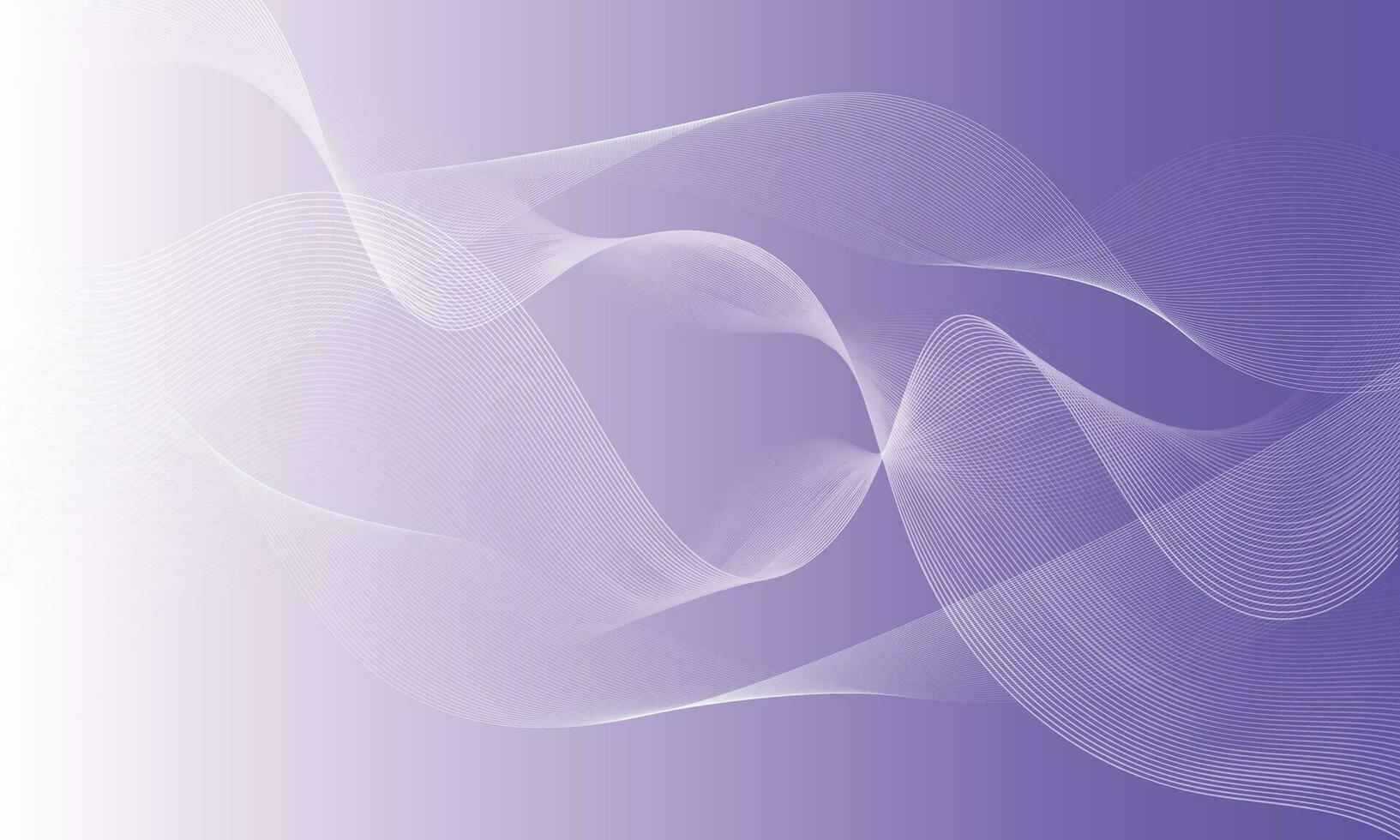 Abstract wave color on violet background. vector