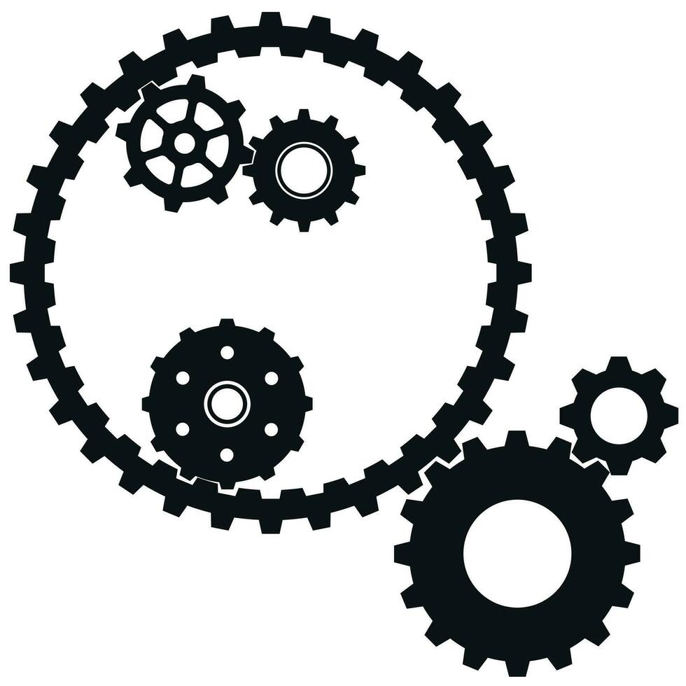 Machine gear vector design