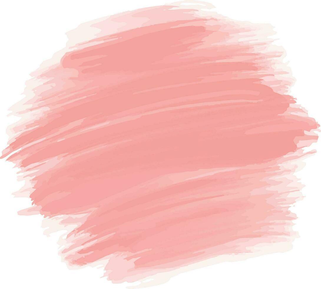 Pink brush stroke, paint vector