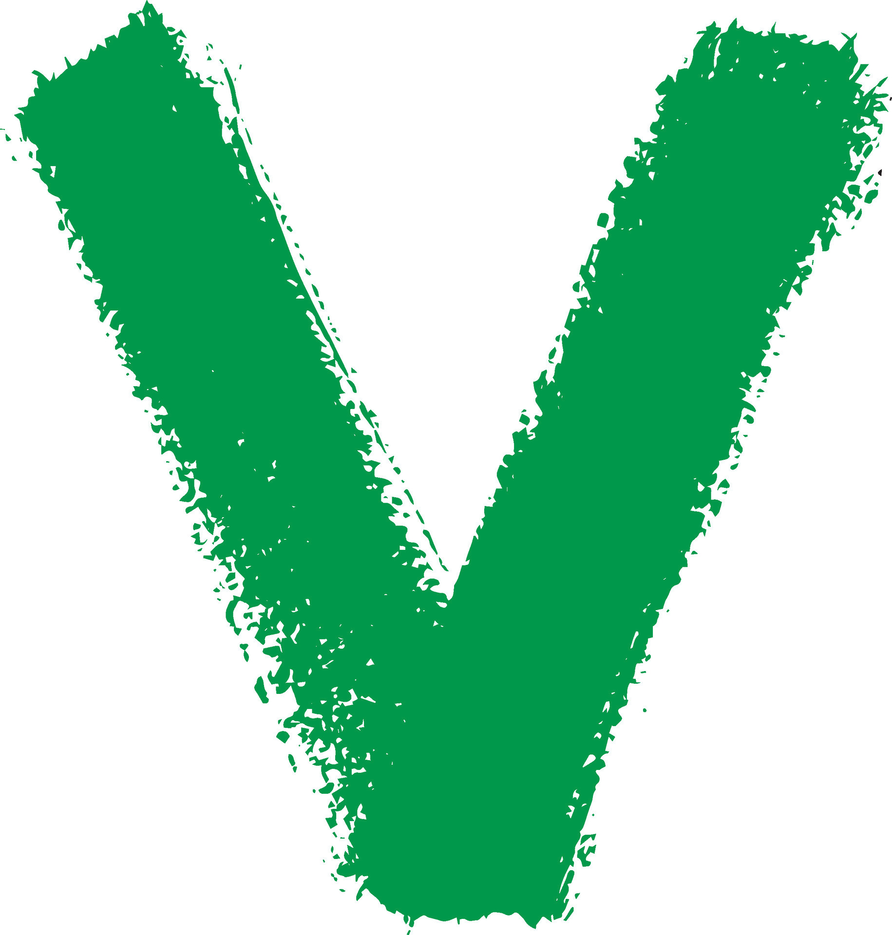 green tick, brush strokes 25750262 Vector Art at Vecteezy