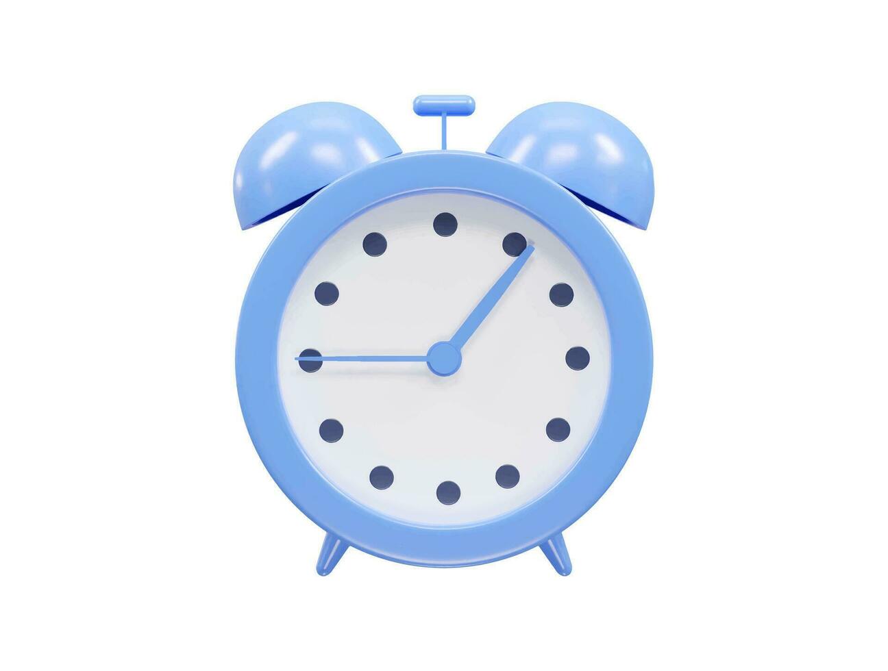 Clock icon 3d illustration vector