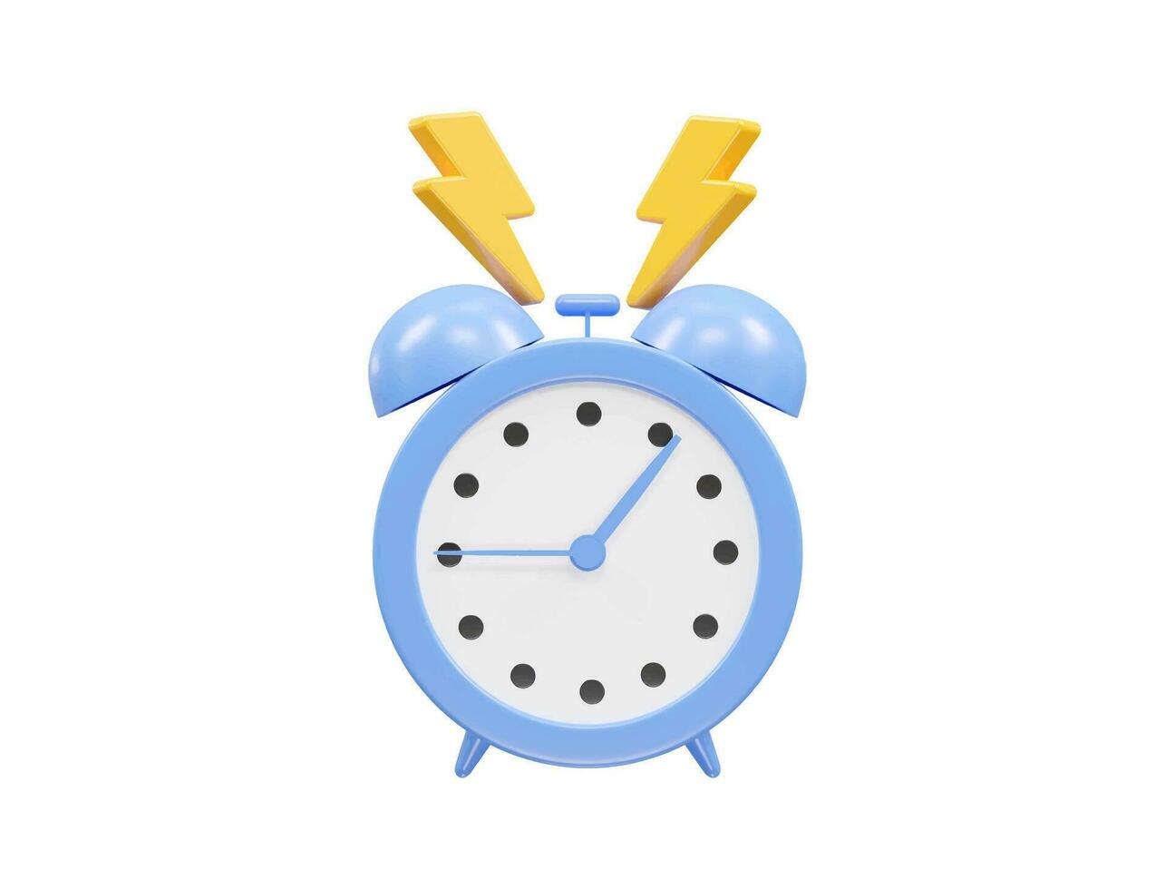 reloj icono 3d ilustración vector