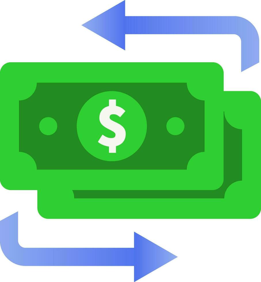 cash flow statement modern icons vector