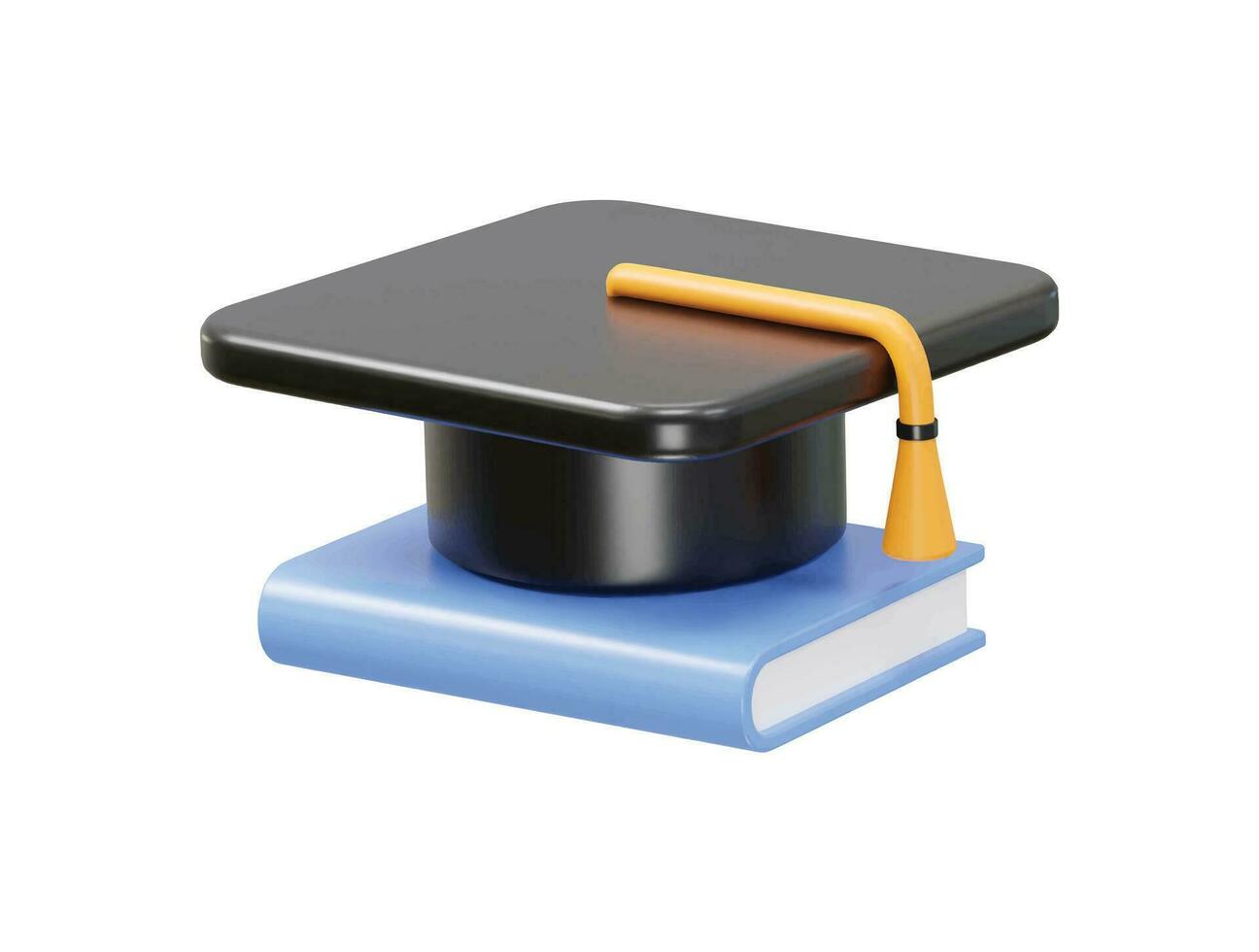 Graduation hat degree icon vector illustration