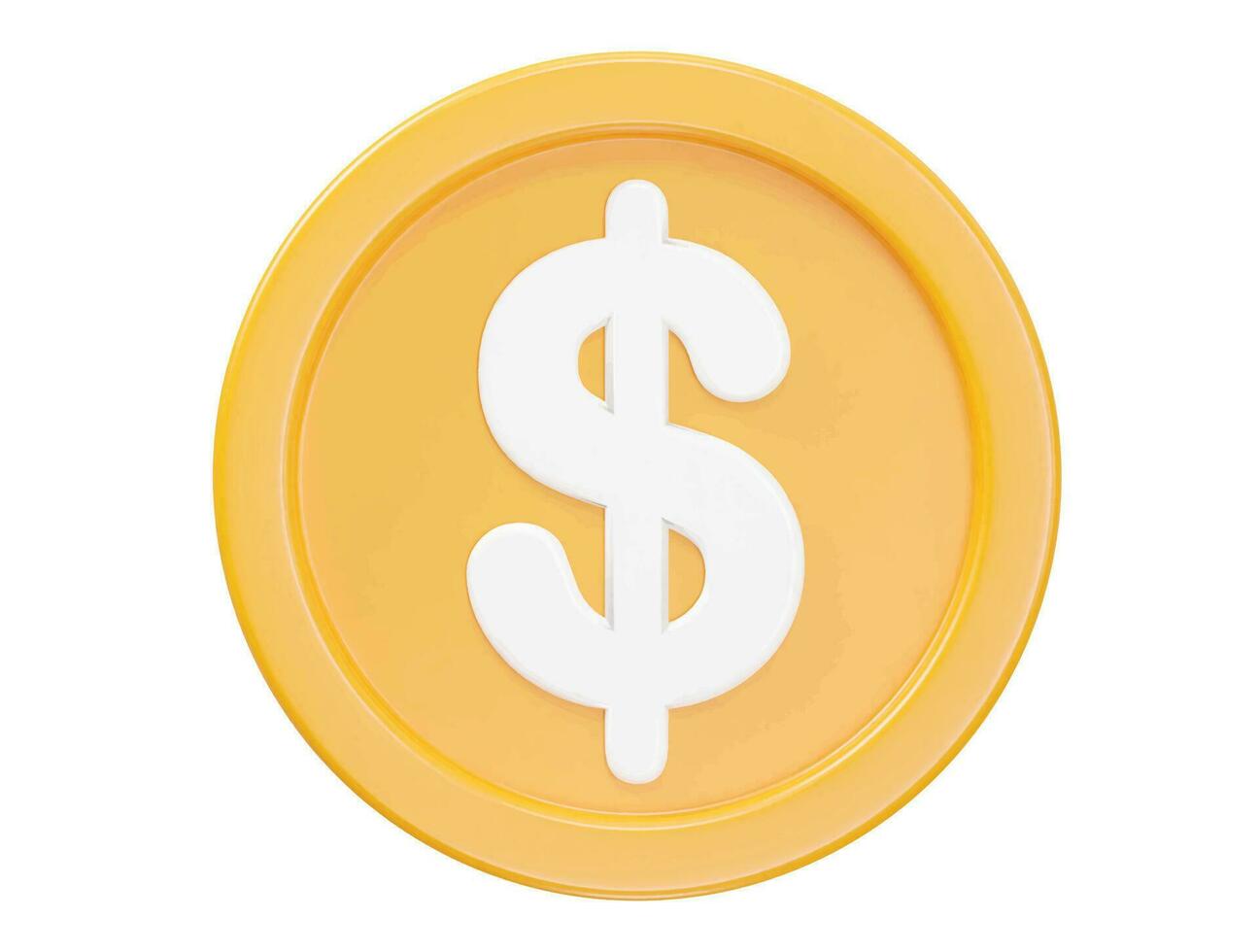 dólar icono ilustración hacer transparente vector