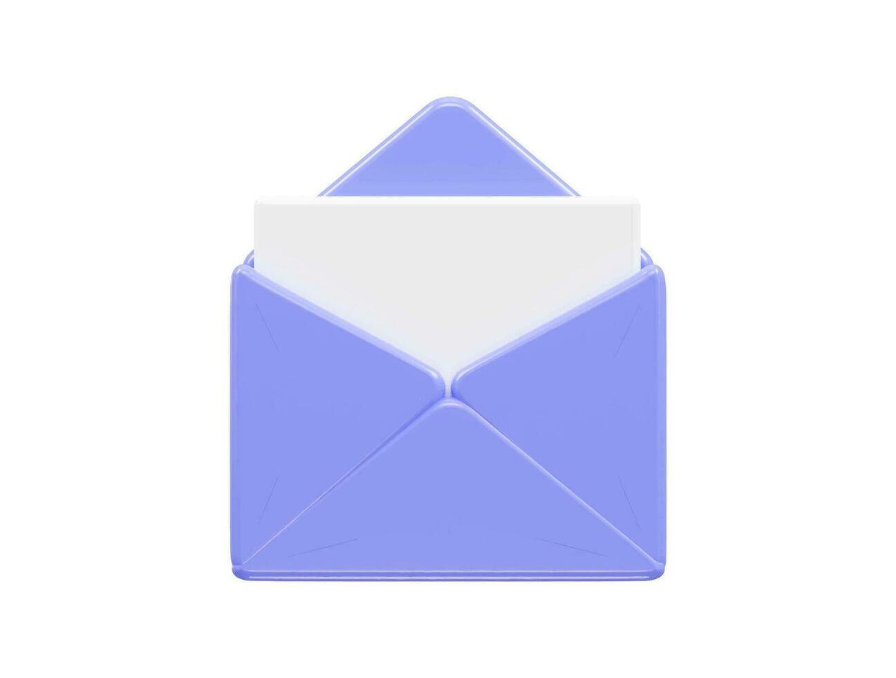 Message icon 3d render vector