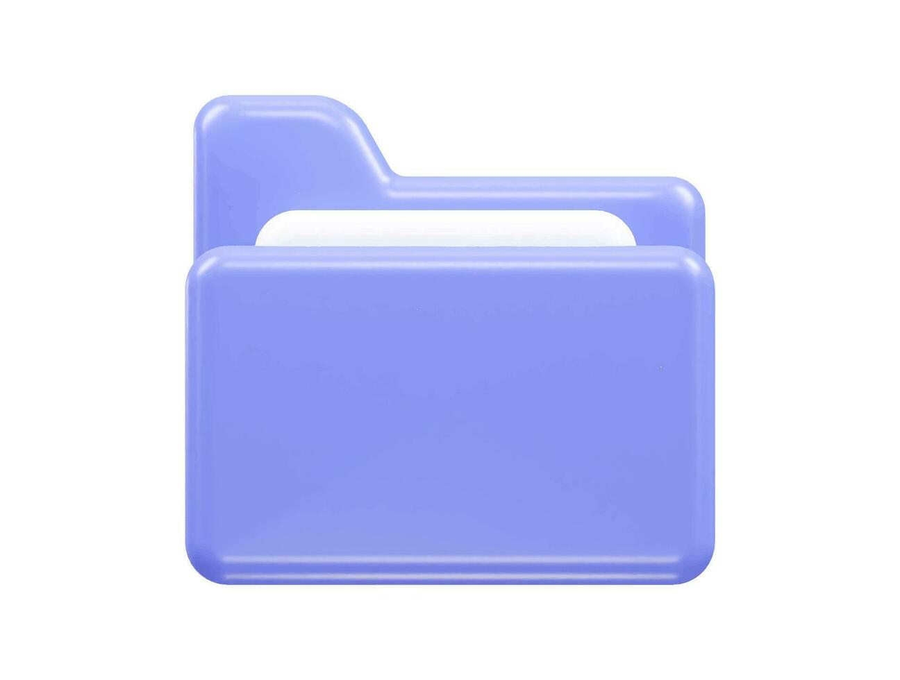 File icon vector 3d render
