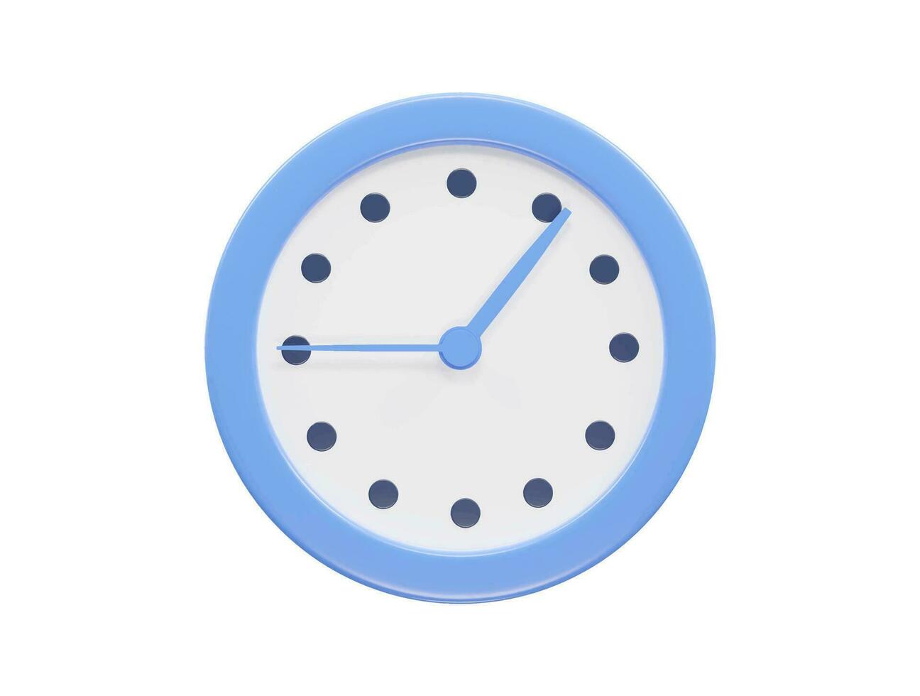 reloj icono 3d ilustración vector