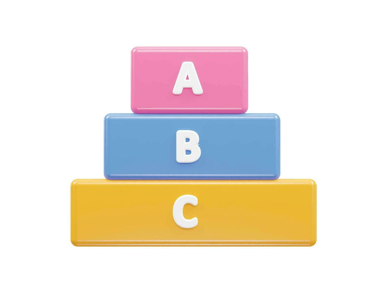 Info graphics 3d rendering vector element transparent illustration