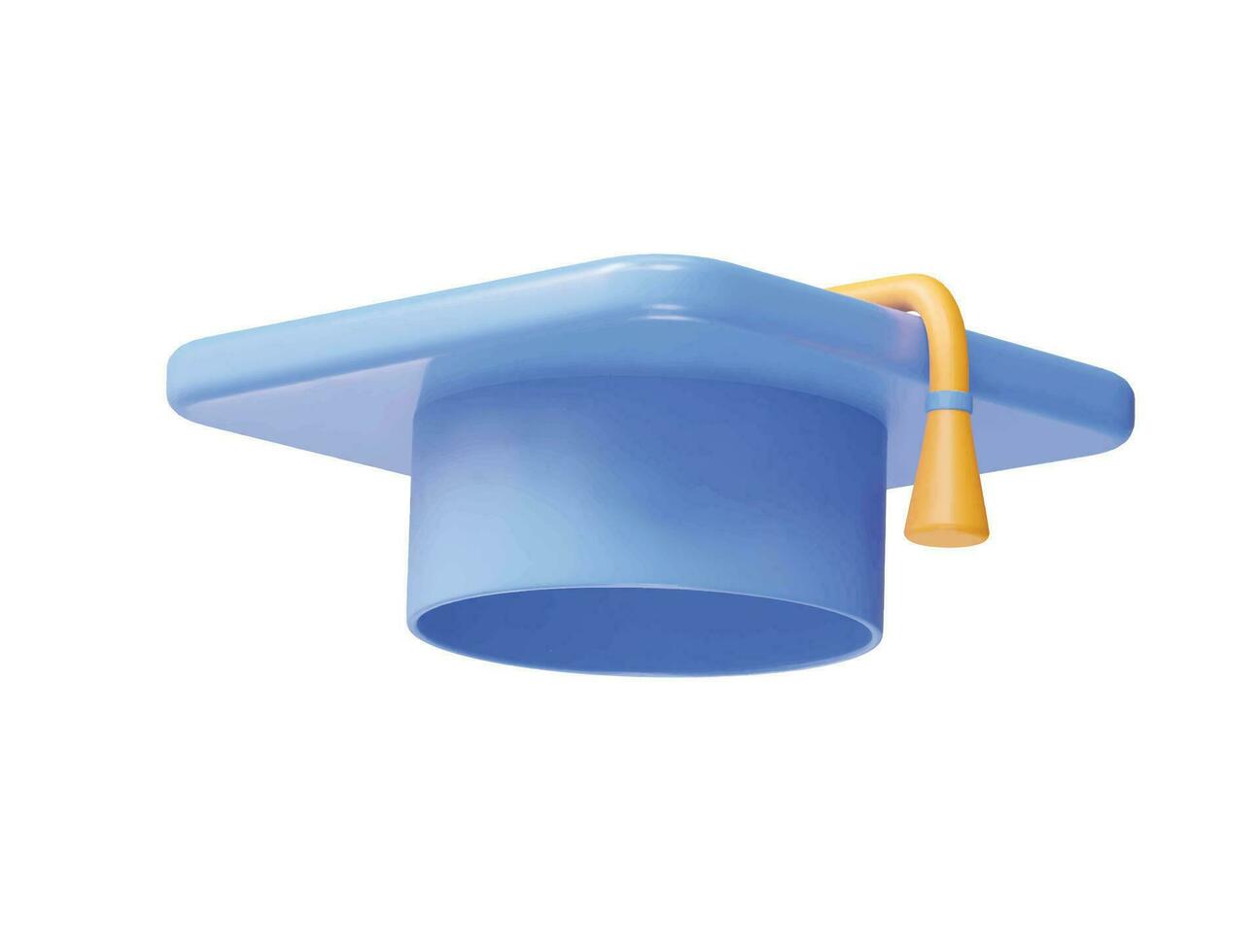 Graduation hat degree icon vector illustration