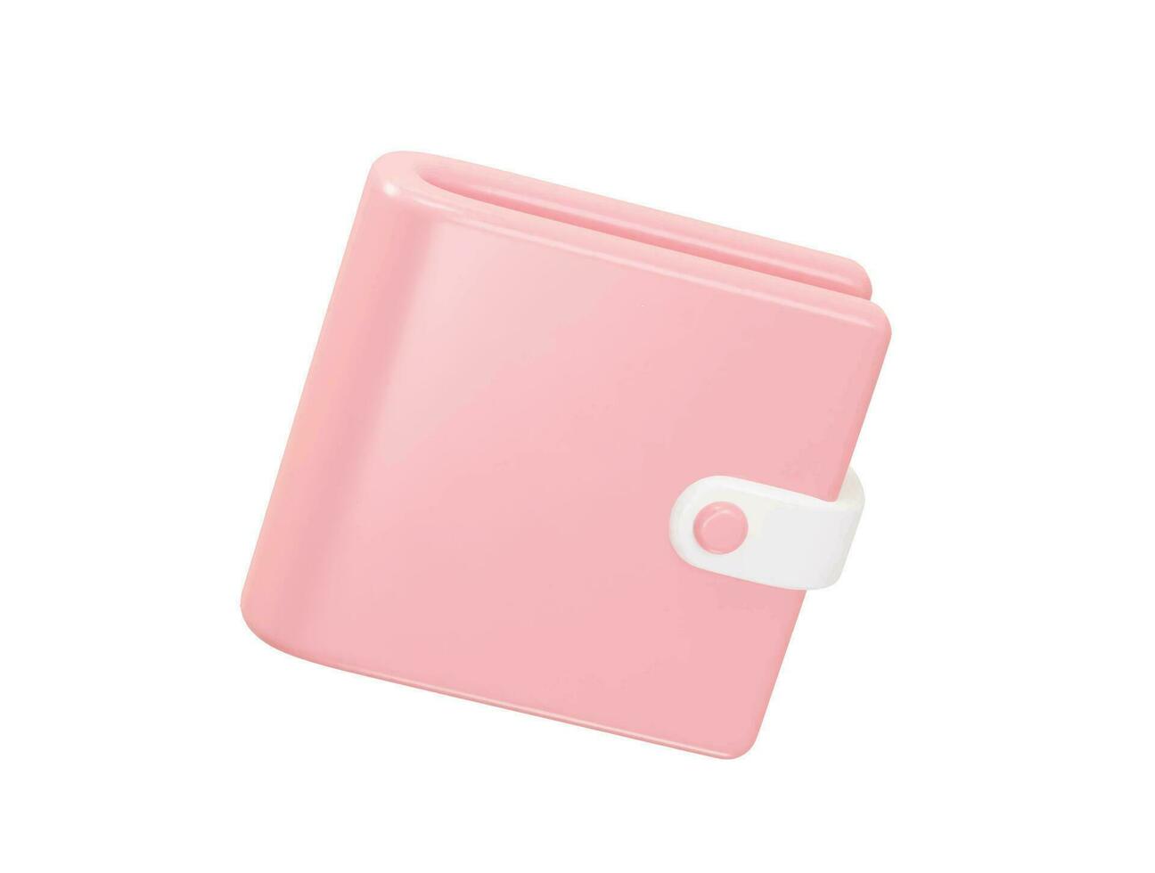 3d rendering wallet icon illustration transparent vector