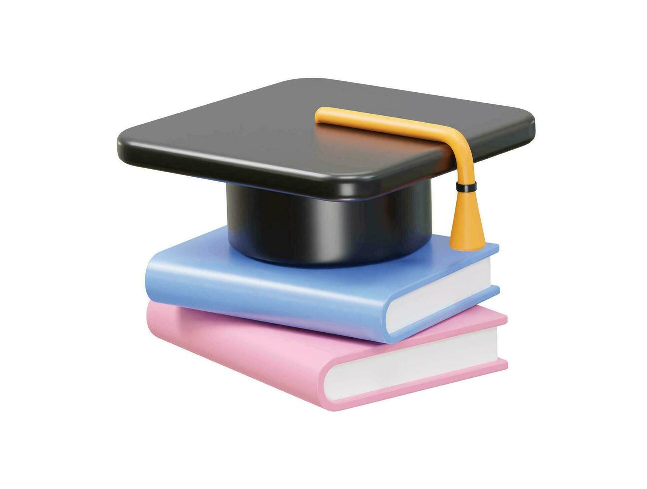Graduation hat degree icon vector illustration