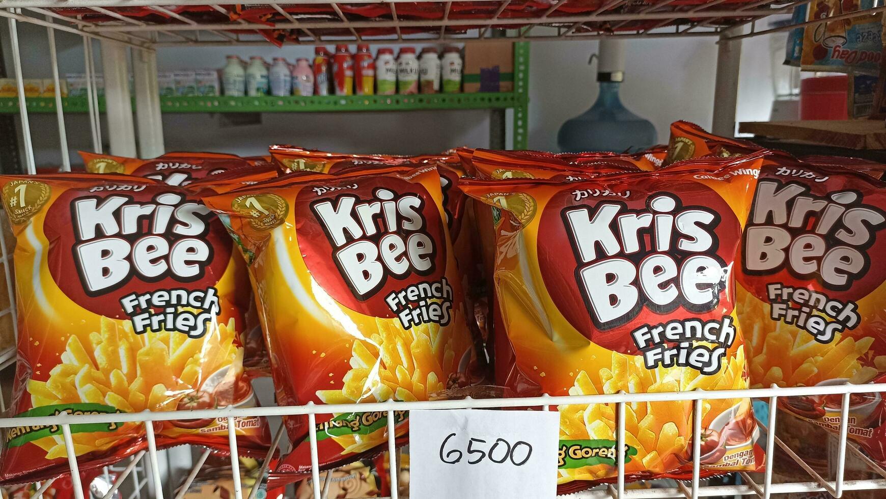 Tulungagung, East Java, Indonesia, 2020 - snacks in Indonesia with the name kris bee. 2023 - photo