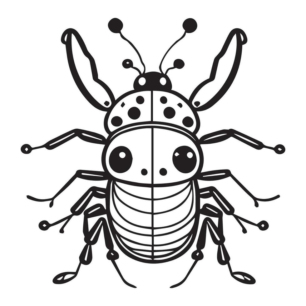 insecto clipart vector silueta