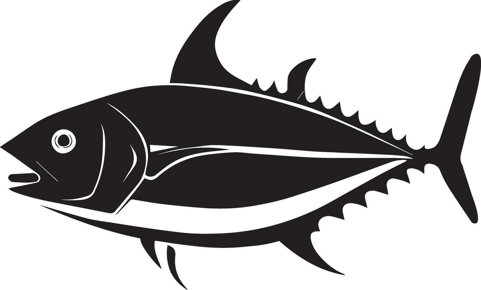 Fish Vector silhouette illustration