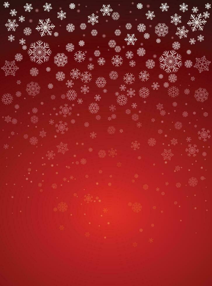 Vector illustration background of falling snow