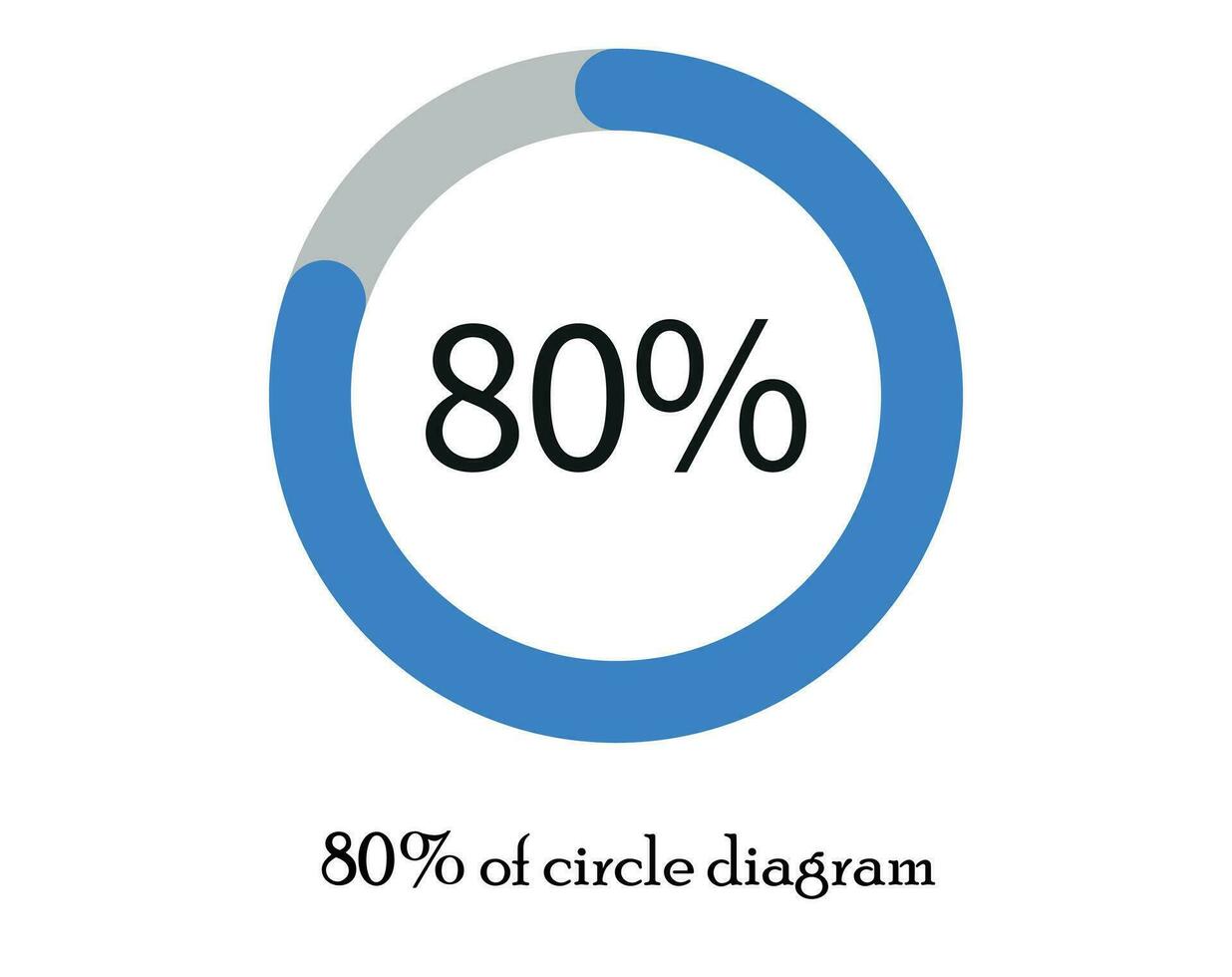 Pie chart diagrams vector. percentage diagrams for infographics. vector