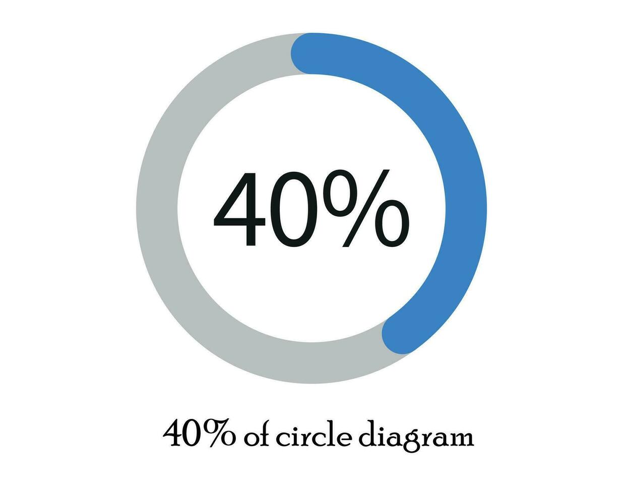 Pie chart diagrams vector. percentage diagrams for infographics. vector