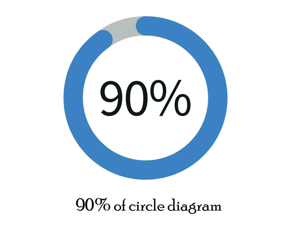 Pie chart diagrams vector. percentage diagrams for infographics. vector