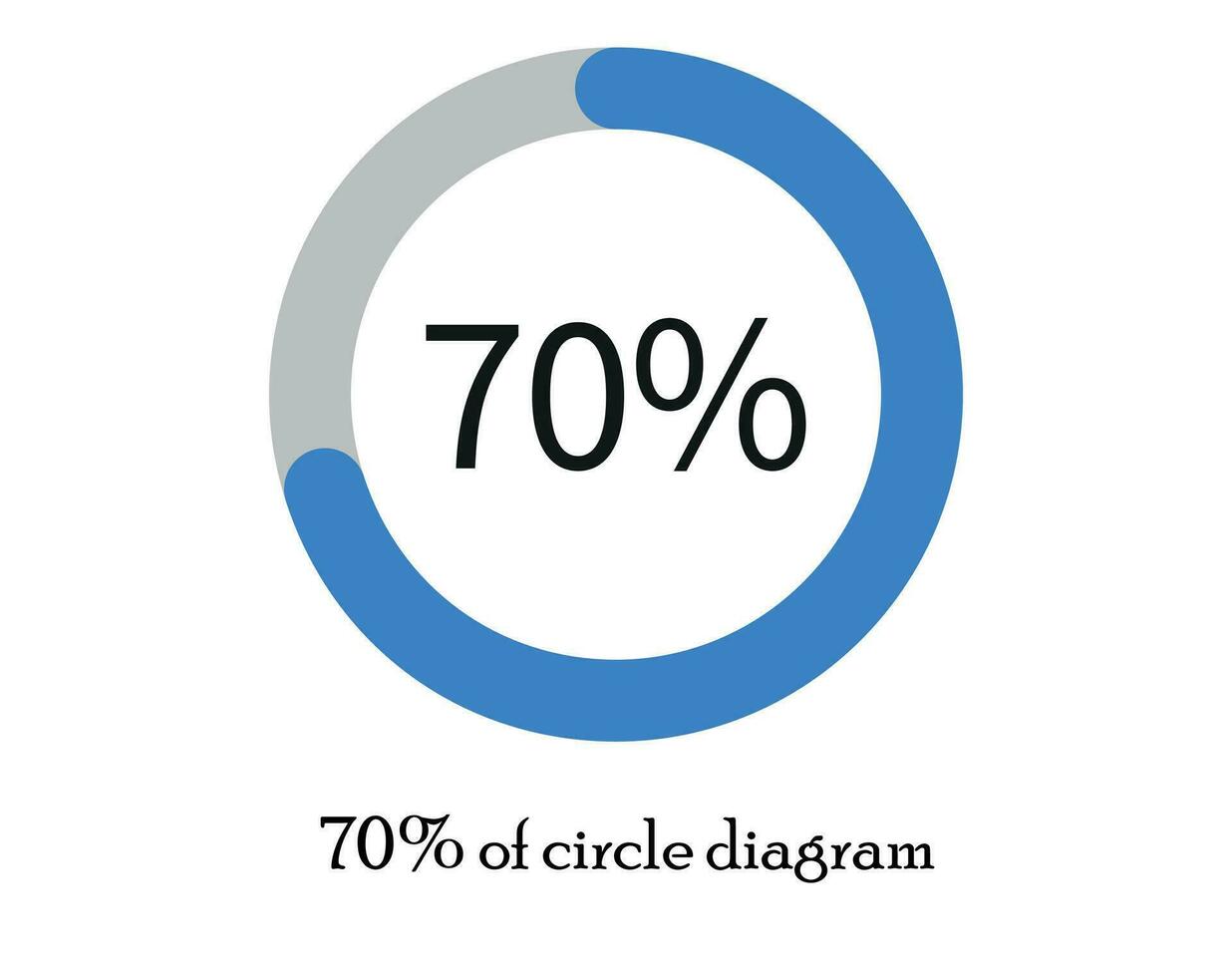 Pie chart diagrams vector. percentage diagrams for infographics. vector