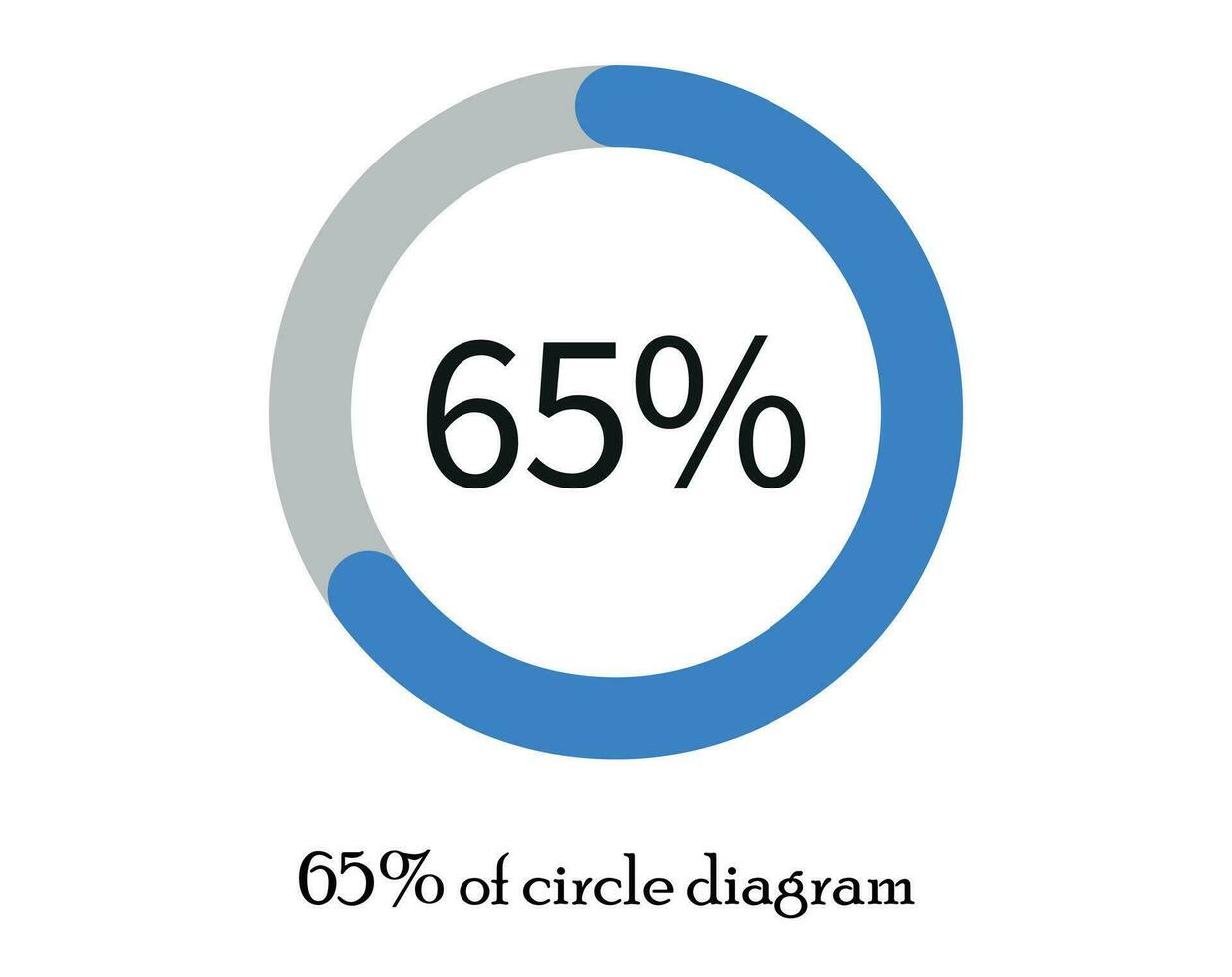 Pie chart diagrams vector. percentage diagrams for infographics. vector