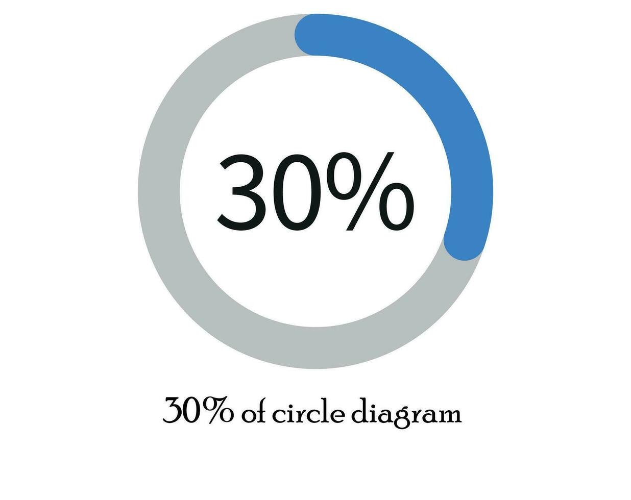 Pie chart diagrams vector. percentage diagrams for infographics. vector
