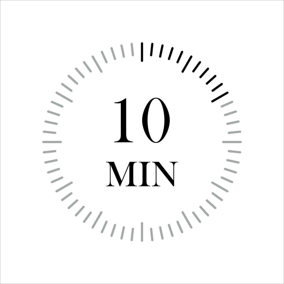 10 minutes timers Clocks, Timer 10 min icon. 25752041 Vector Art at