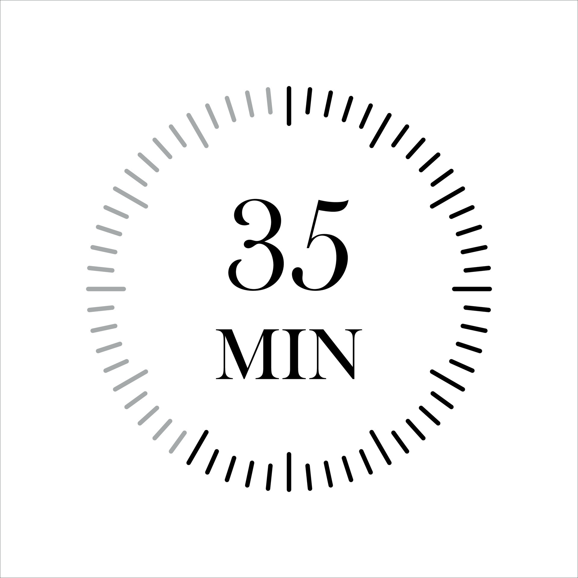 35 minutes timers Clocks, Timer 35 min icon. 25752046 Vector Art at Vecteezy