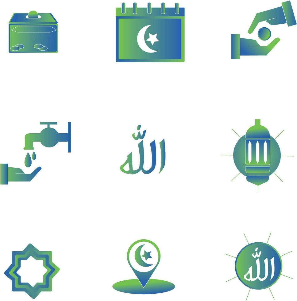 ramadan arabic islamic celebration icon silhouette style icon vector