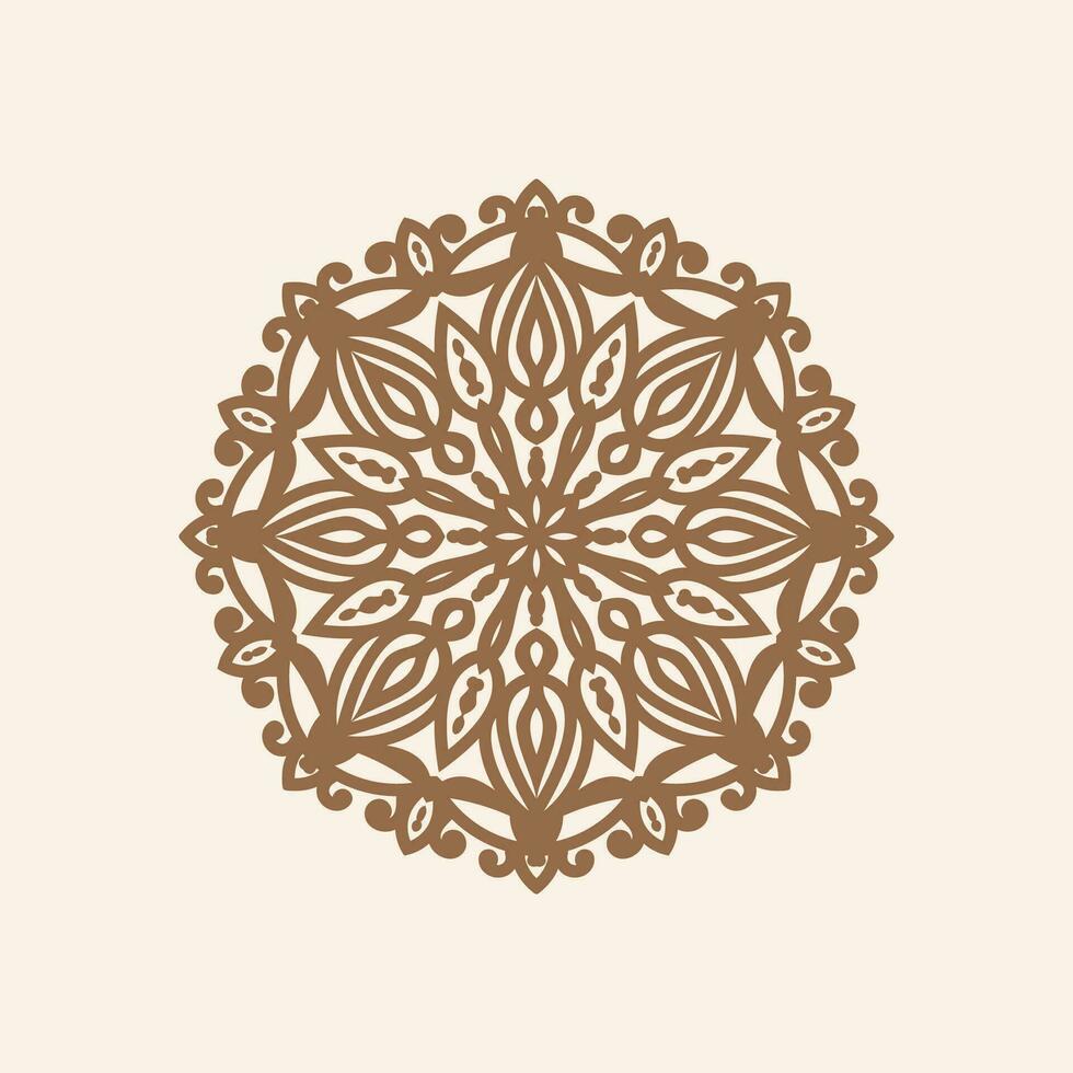 étnico elegante mandala diseño decorativo elemento antecedentes vector