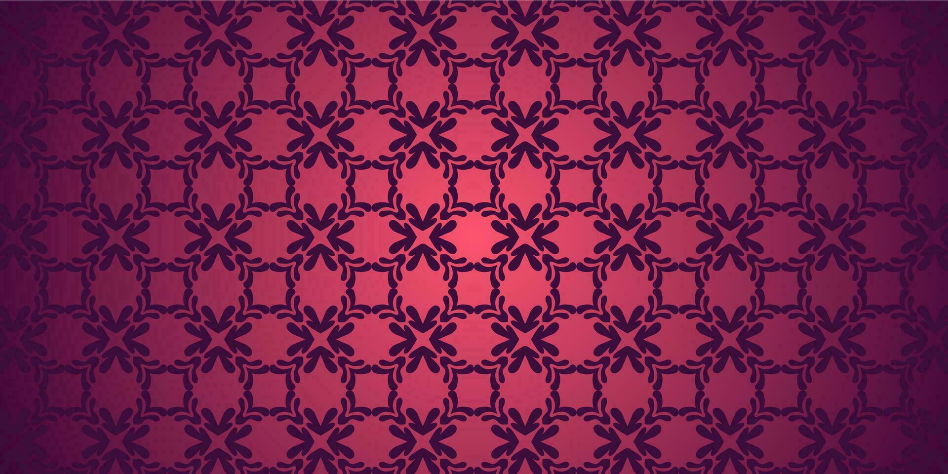 Arabic motif purple background vector