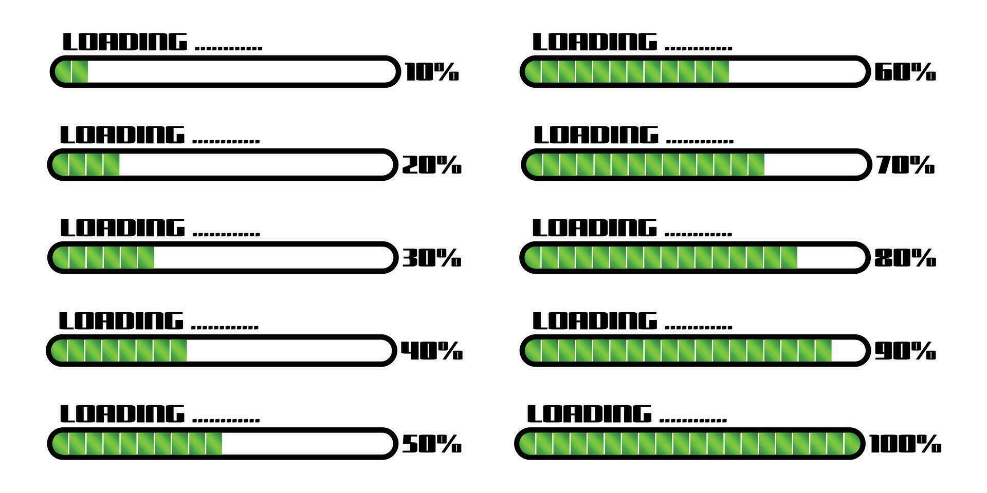 vector descargar, actualizar y cargando