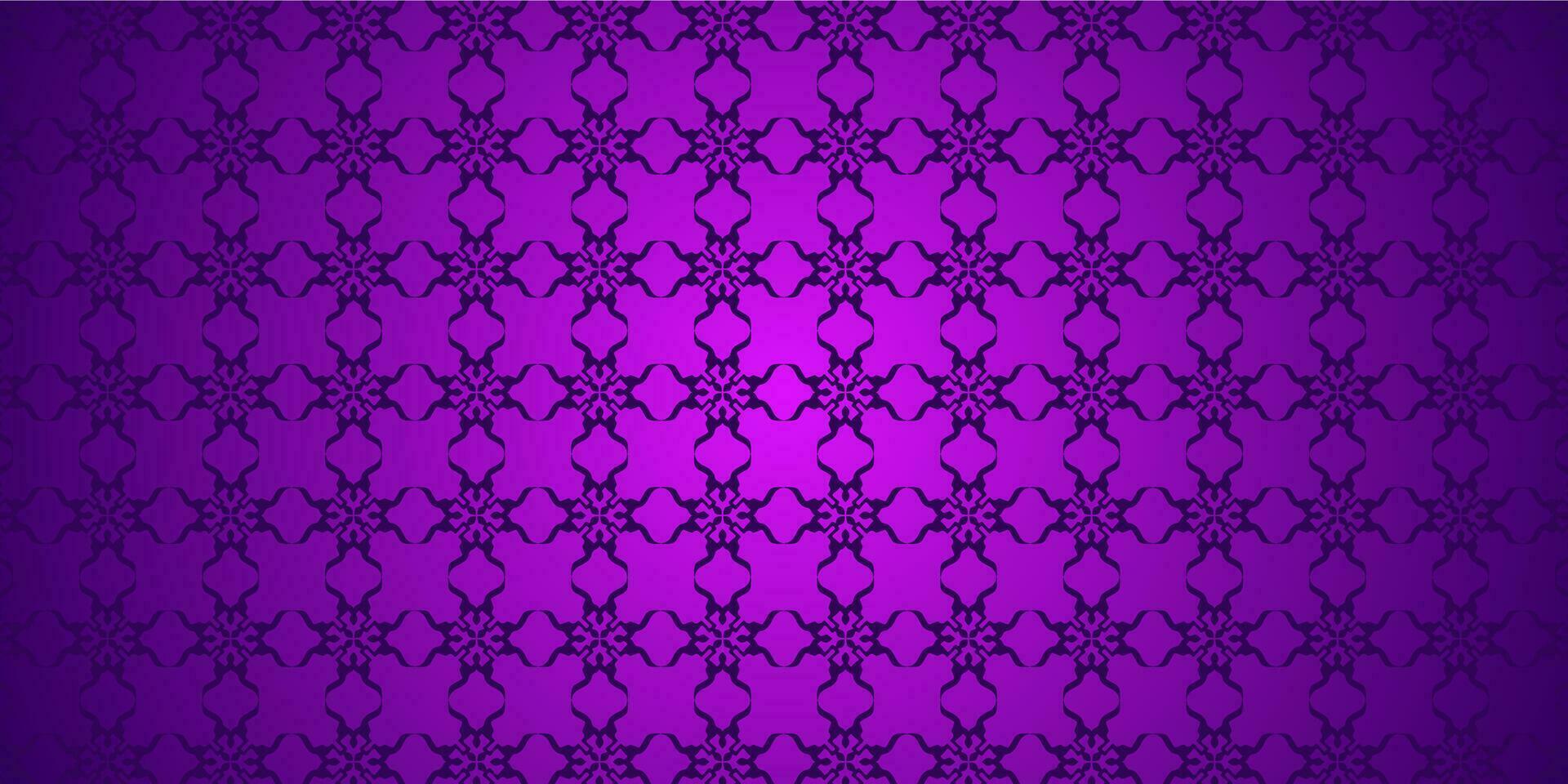 Arabic motif purple background vector