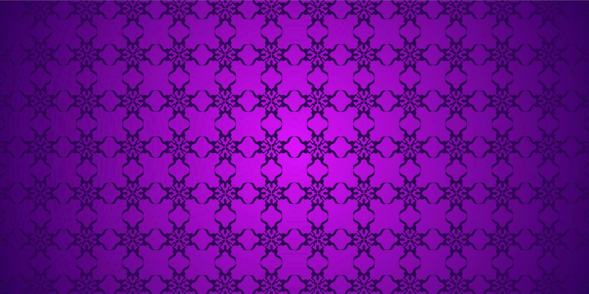 Arabic motif purple background vector