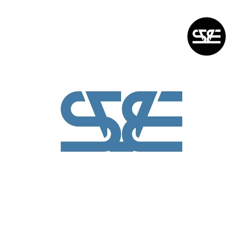 Letter SVE Monogram Logo Design vector