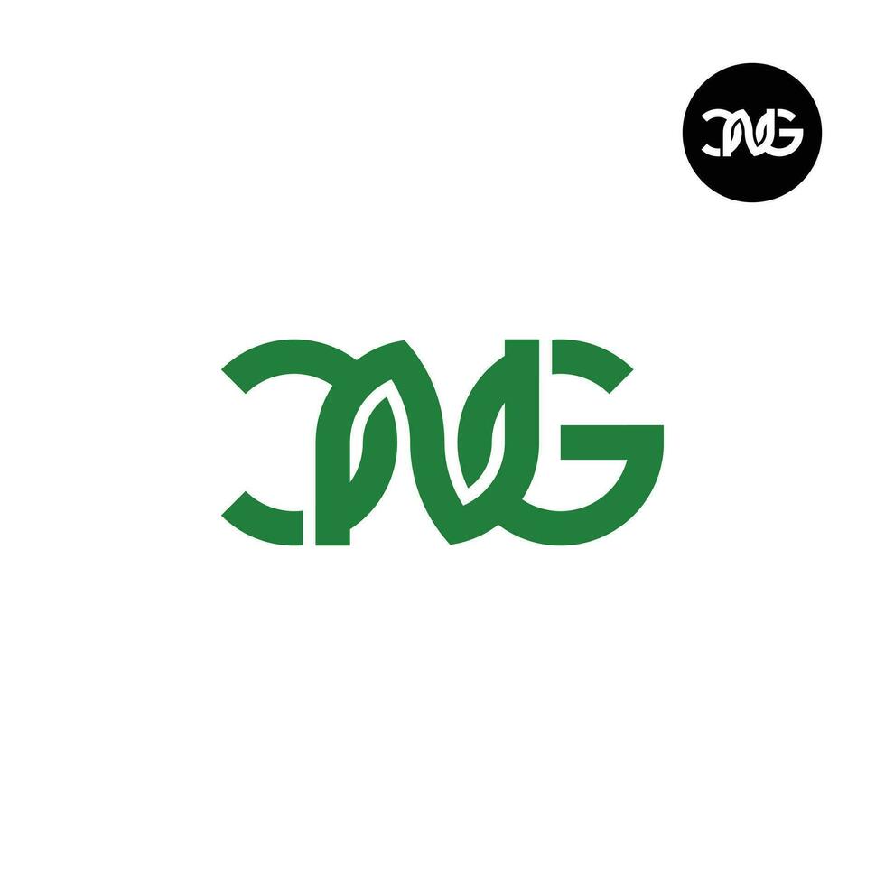 Letter CNG Monogram Logo Design vector