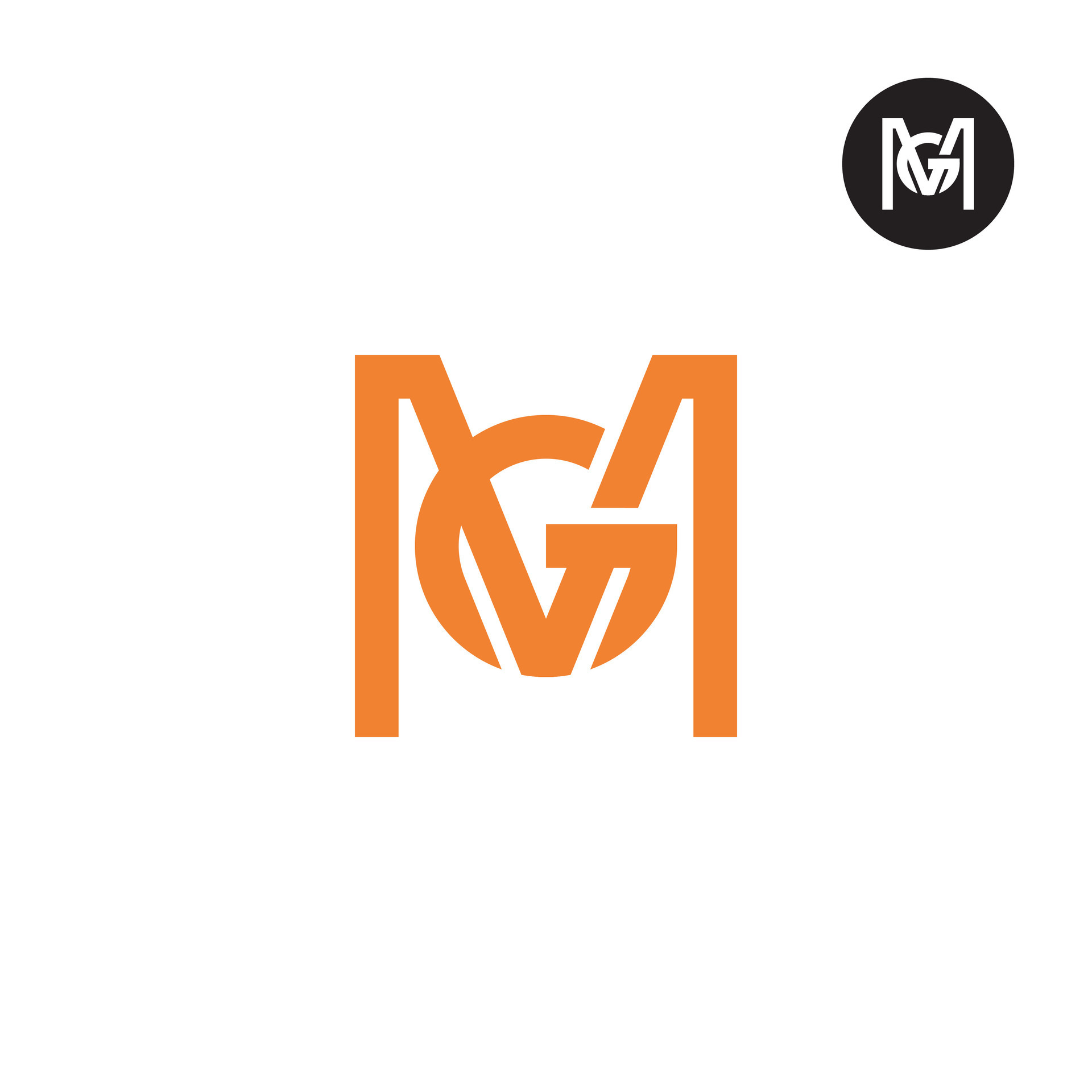 MG monogram logo