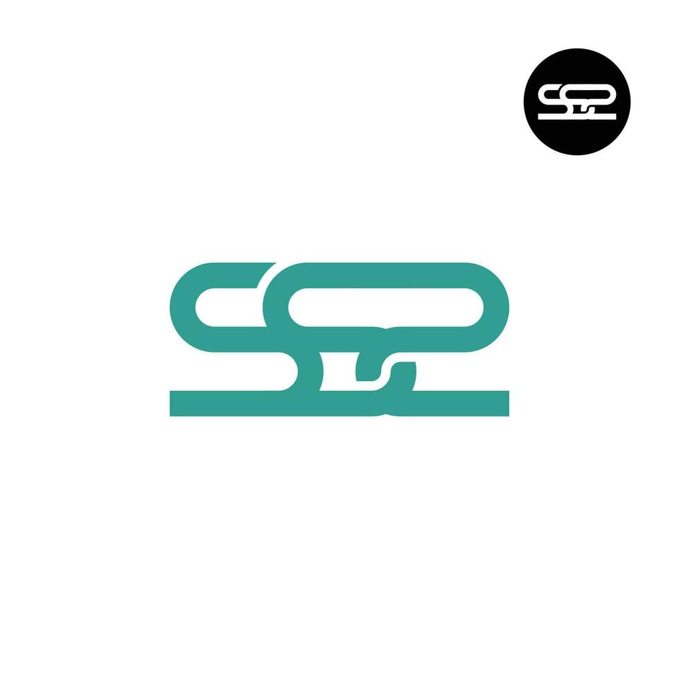 letra ssz ss2 monograma logo diseño vector