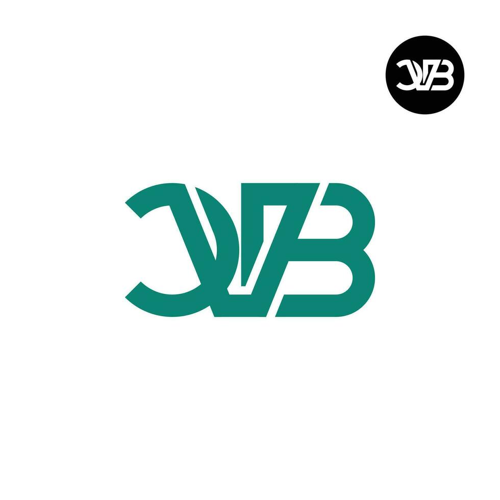 Letter CVB Monogram Logo Design vector