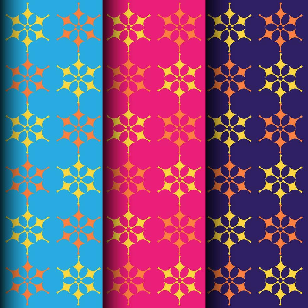 Seamless colorful pattern Design with abstract pattern background design template vector