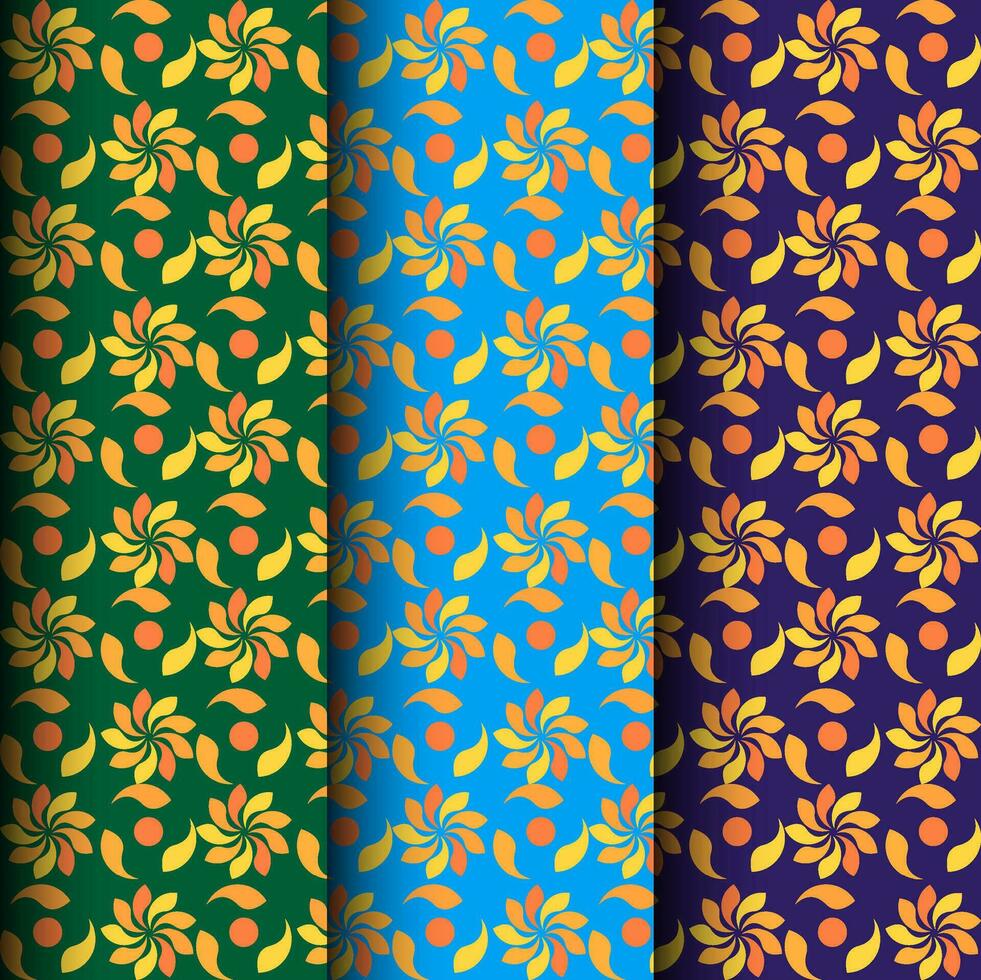 Seamless colorful pattern Design with abstract pattern background design template vector