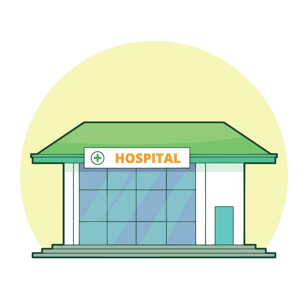 hospital vector ilustración