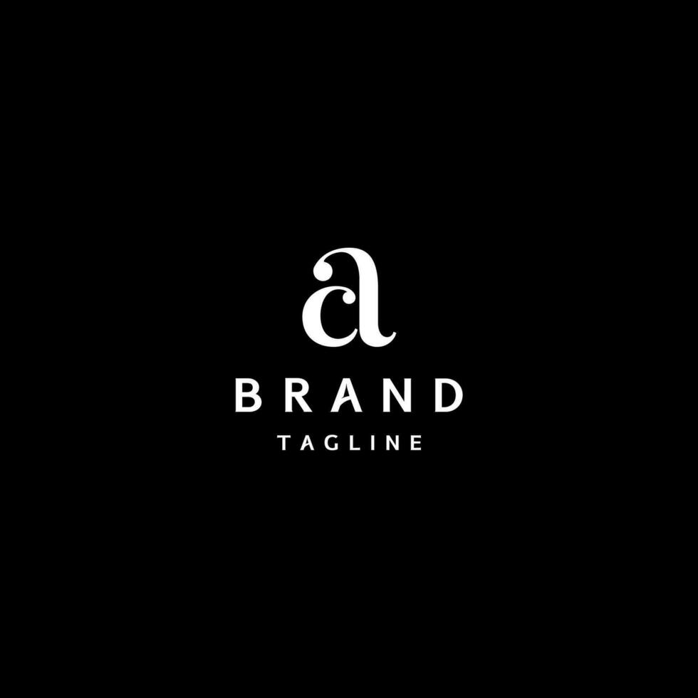 Classy initials a and c Logo Design. Logo design initials t and a depicting art, balance, luxury, limited, modern minimalism. vector